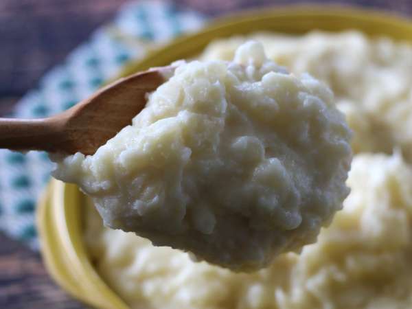 Kremalı ve kolay manyok püresi - Hazırlık adım 7