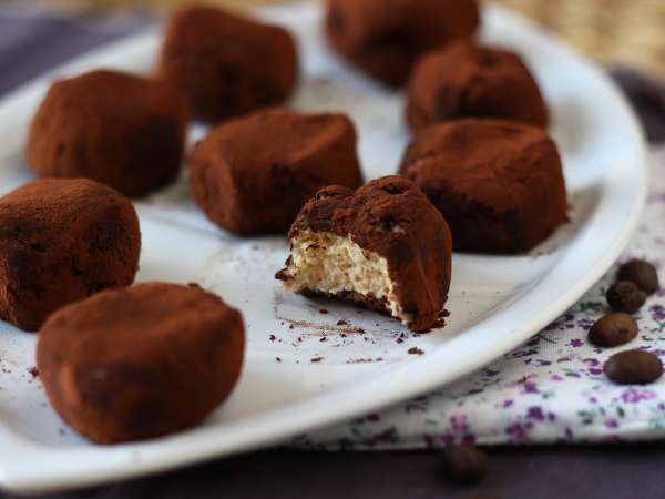 Tiramisu tarzı rochers, kahvenizin yanında mini porsiyonlarda mükemmel İtalyan tatlısı! - Hazırlık adım 10
