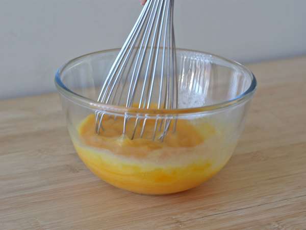 Hava fritözünde çikolatalı ve cevizli brownie - Hazırlık adım 1