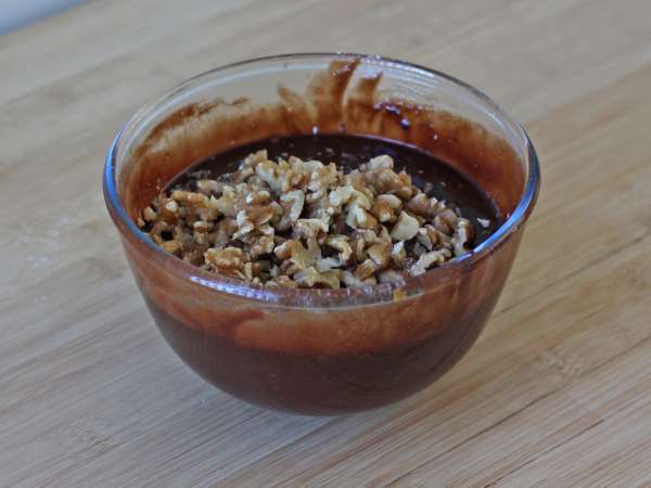 Hava fritözünde çikolatalı ve cevizli brownie - Hazırlık adım 5