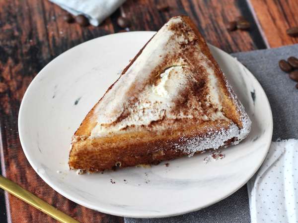 Kahve severler için kalıpsız Tiramisu şekilli kütük - Hazırlık adım 11