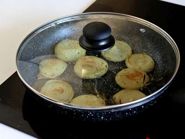 Soğan tartlets tatin - Hazırlık adım 3