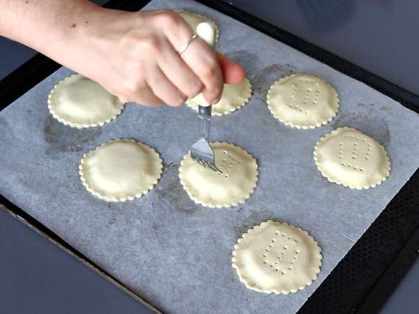 Soğan tartlets tatin - Hazırlık adım 7