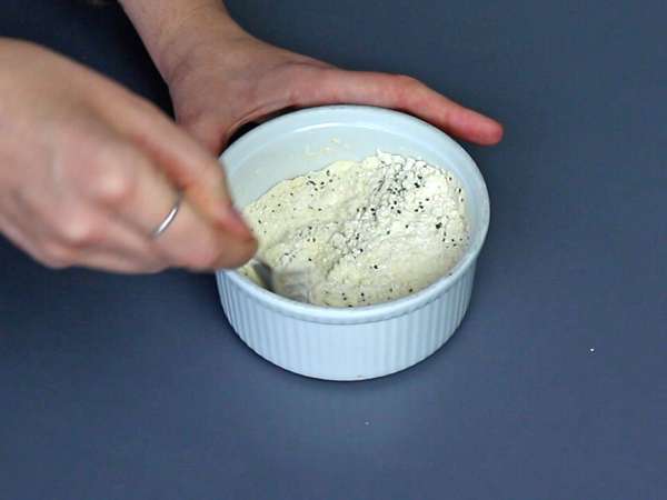 Süper basit kırmızı meyveli protein keki - Hazırlık adım 1