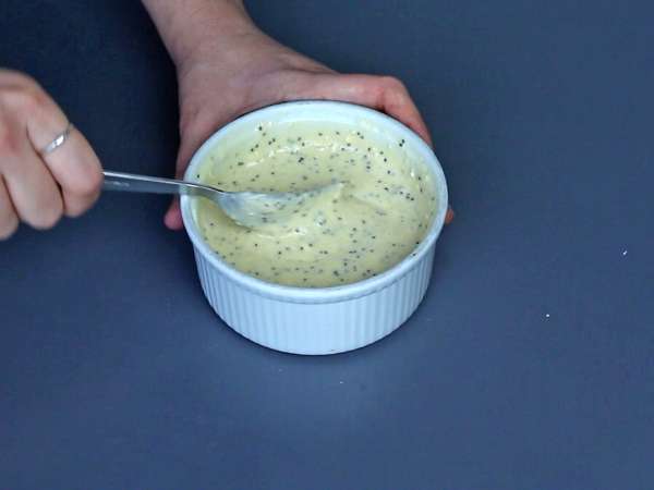 Süper basit kırmızı meyveli protein keki - Hazırlık adım 2