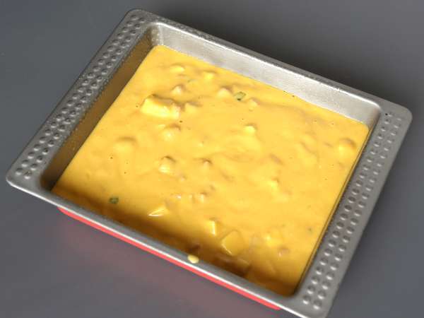 Balkabaklı tuzlu jambonlu ve beyaz peynirli brownie: geri dönüşüm çorbası için mükemmel tarif! - Hazırlık adım 3