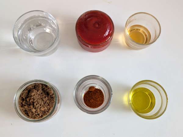 Ev yapımı tatlı-ekşi barbekü tarzı sos: kolay tarif, hemen hazır - Hazırlık adım 1