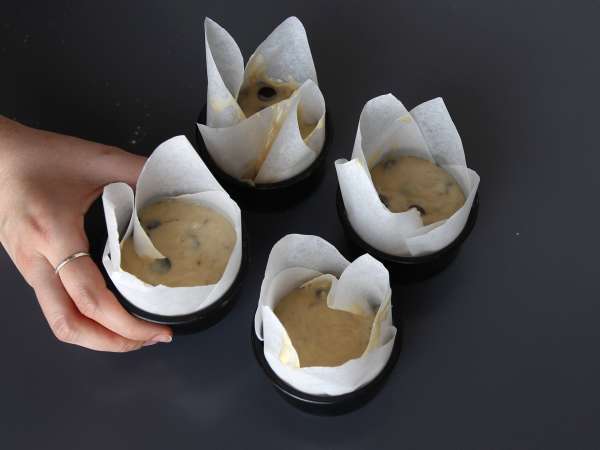 Ekstra gurme muzlu ve çikolatalı kekler - Hazırlık adım 9