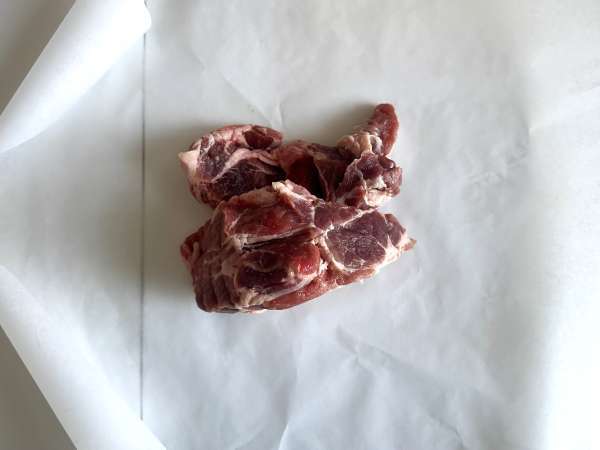 Hava fritözünde çekilmiş domuz eti - Hazırlık adım 2