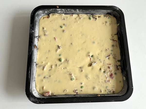 Blenderda tuzlu kek hamuru: hızlı, kolay ve ultra nemli - Hazırlık adım 6