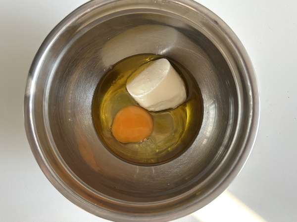 Feta peyniri, kurutulmuş domates ve ıspanaklı tuzlu kurabiyeler - Hazırlık adım 1