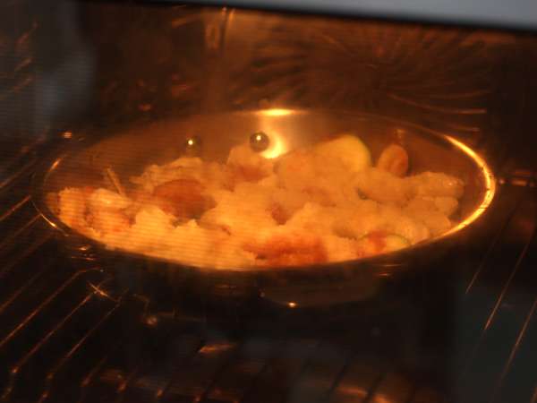 Kabaklı, gnocchi ve mozzarella peynirli graten için hızlı tarif - Hazırlık adım 5