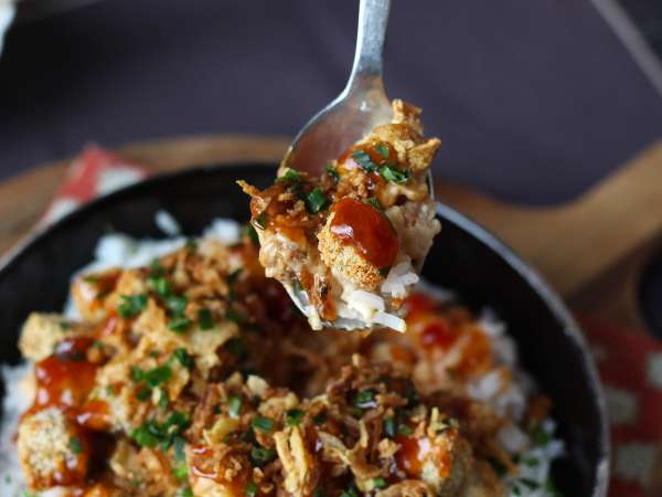 Çıtır Tofu: Çıtır Tavuğun Vejetaryen Versiyonu - Hazırlık adım 7