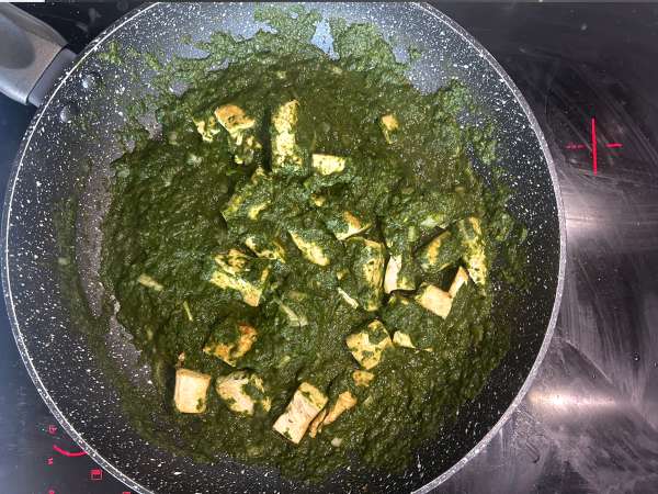 Palak tofu: tofu ve ıspanaklı Hint körisi - Hazırlık adım 10