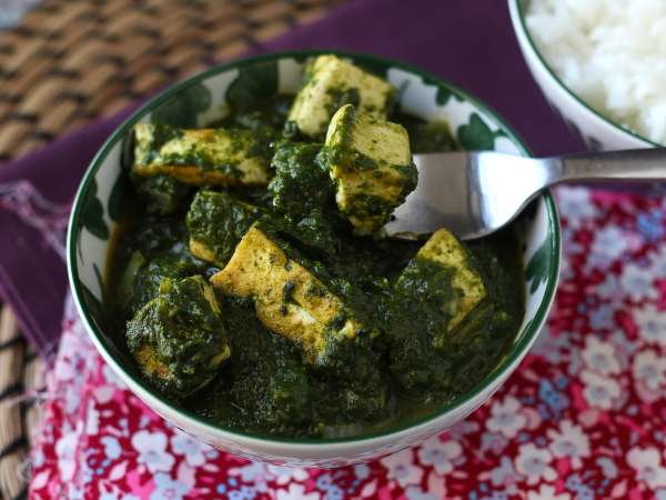 Palak tofu: tofu ve ıspanaklı Hint körisi - Hazırlık adım 11