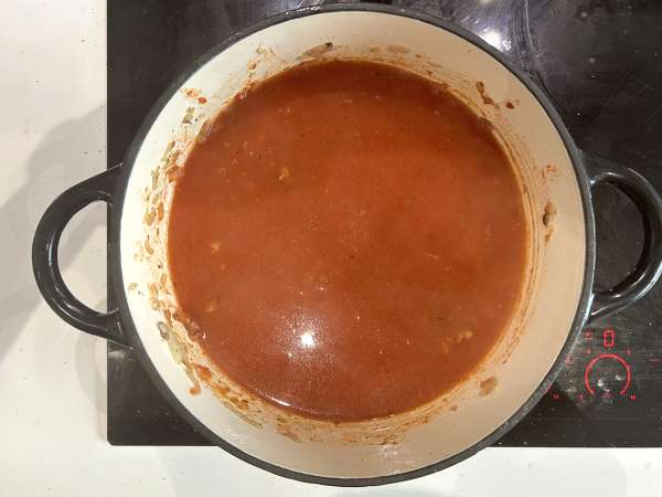 Etli, ricotta ve parmesanlı lazanya çorbası - Hazırlık adım 4
