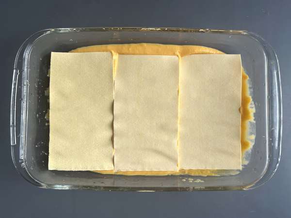 Butternut kabağı, ıspanak ve ricotta peynirli lazanya - Hazırlık adım 5