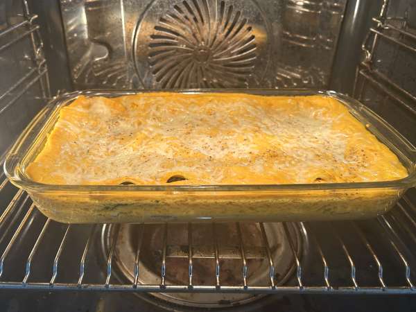 Butternut kabağı, ıspanak ve ricotta peynirli lazanya - Hazırlık adım 9
