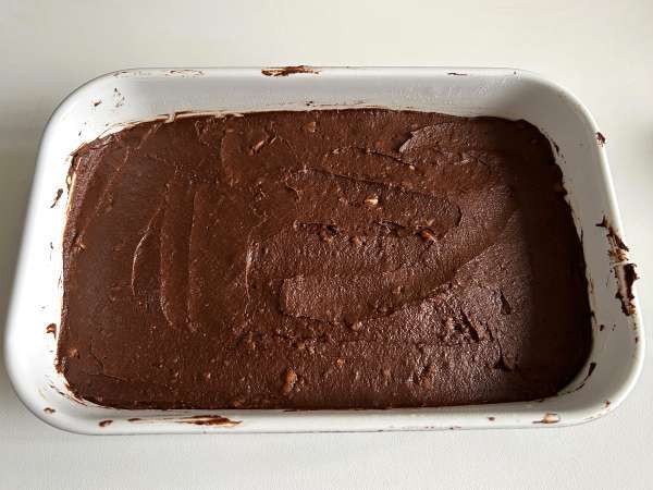 Tereyağı ve yağsız tatlı patatesli brownie - Hazırlık adım 6