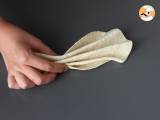 Tortilla ile ne yapmalı Jambon, ıspanak ve mozzarella graten kırışık kek stili - Hazırlık adım 3