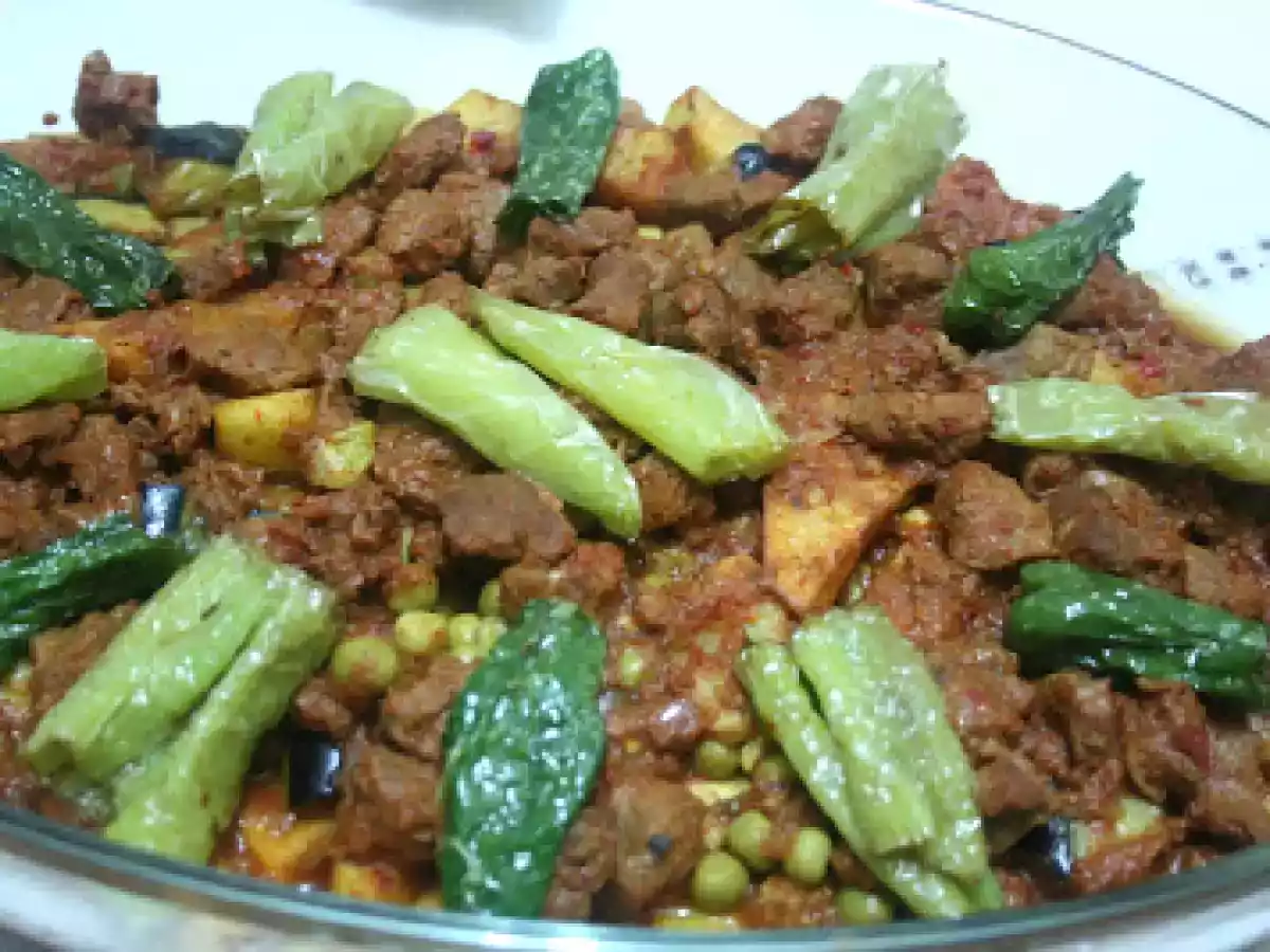 Ablamla kızartma kaçamağı:) ve kabak salatası..