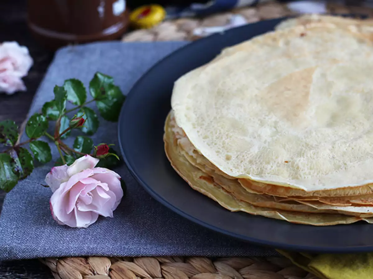 Açık Renk Bira ile Krep Hamuru - fotoğraf 2