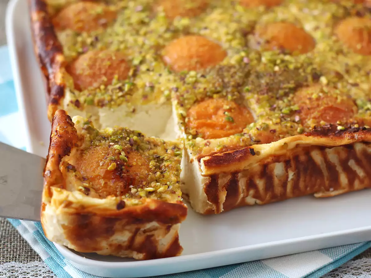Ağızda Eriyen Kayısılı Cheesecake - fotoğraf 2