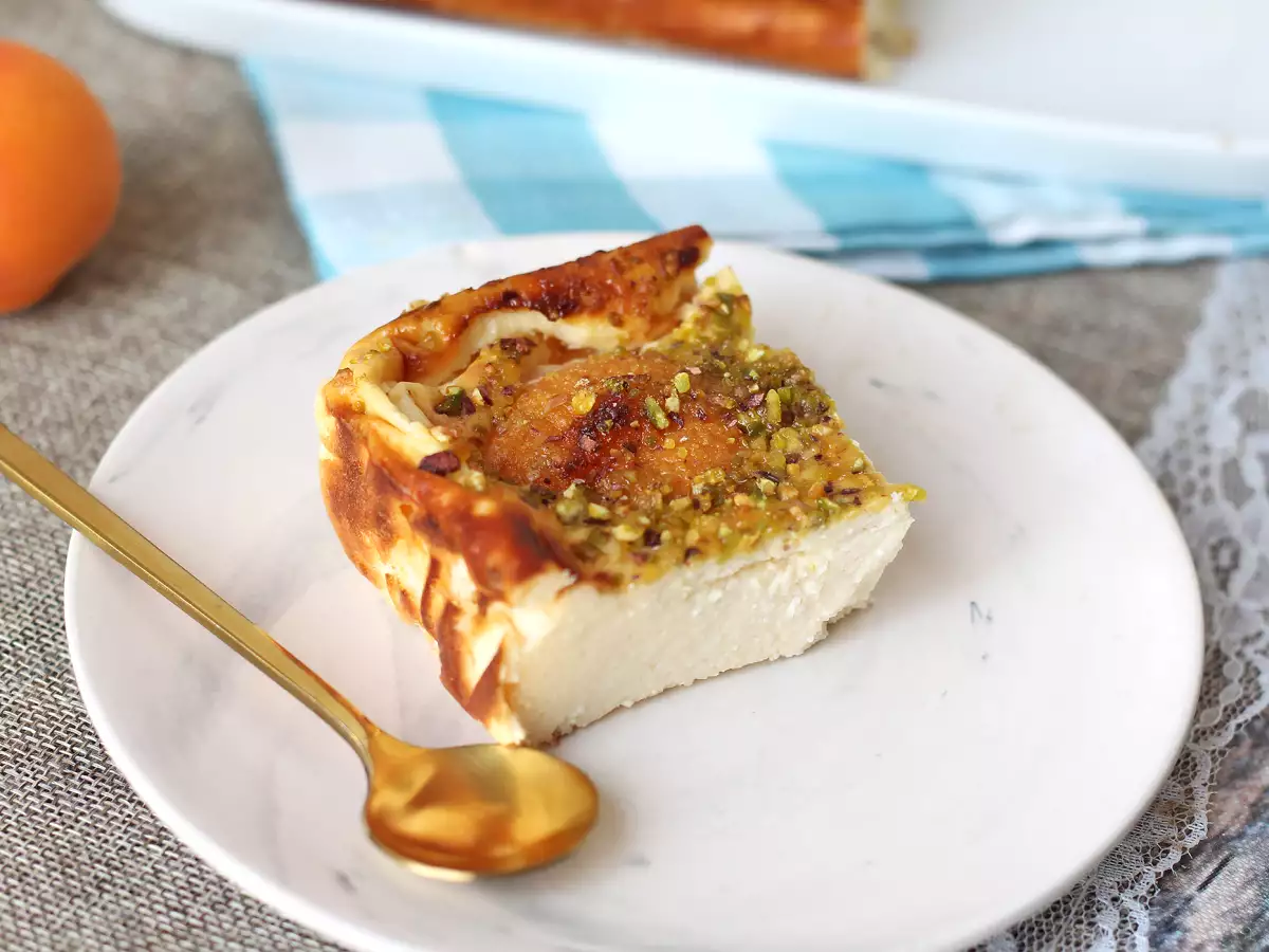 Ağızda Eriyen Kayısılı Cheesecake - fotoğraf 3
