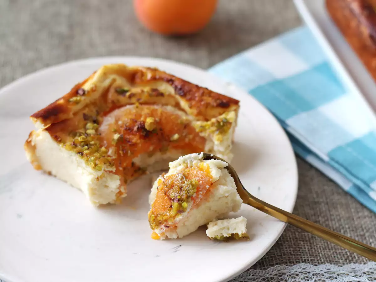 Ağızda Eriyen Kayısılı Cheesecake - fotoğraf 5