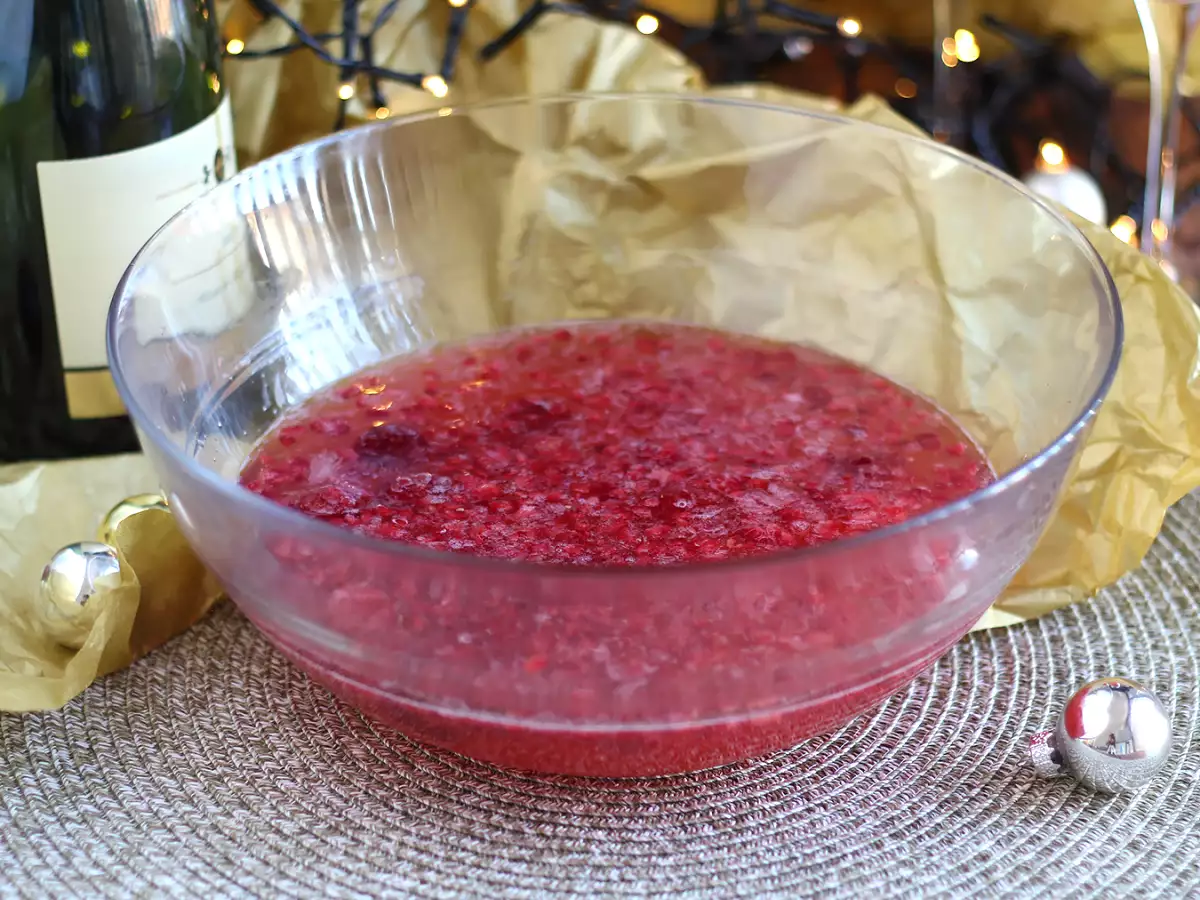 Ahududulu şampanya çorbası - fotoğraf 2