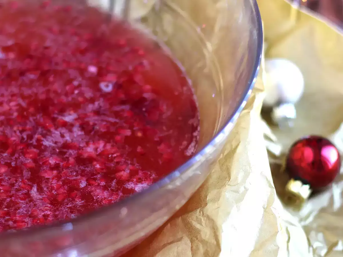 Ahududulu şampanya çorbası - fotoğraf 4