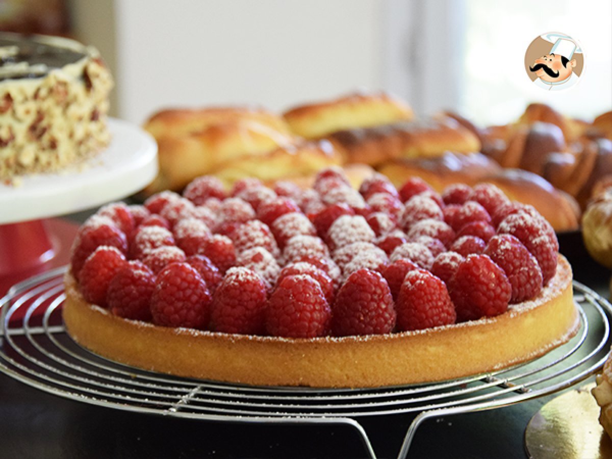 Ahududulu tart (hızlı ve kolay) - fotoğraf 2