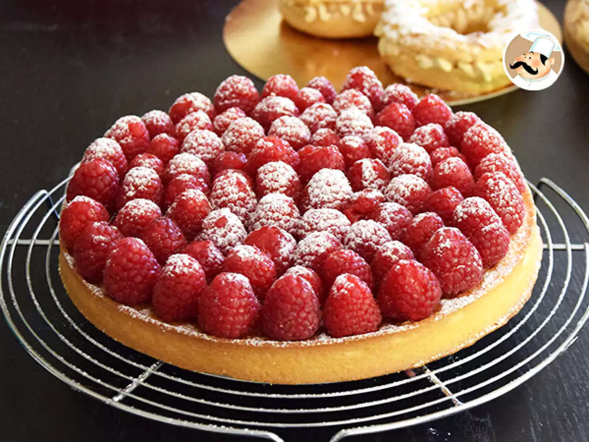 Ahududulu tart (kolay ve hızlı)