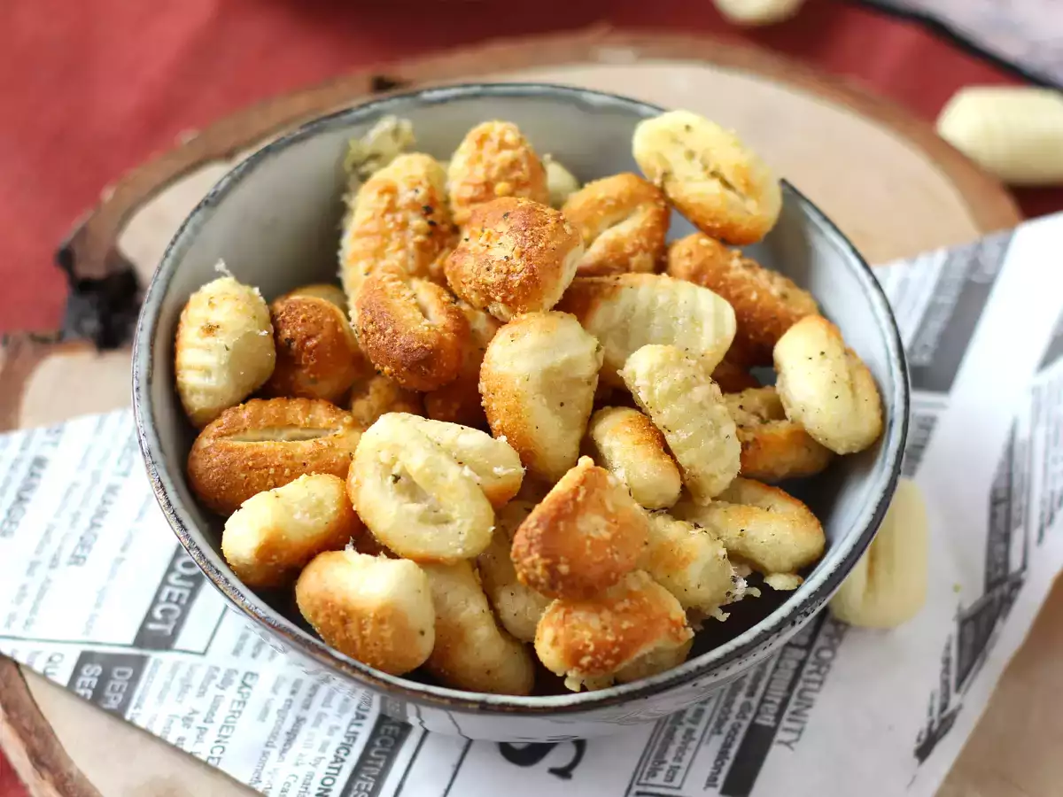 Air Fryer'da çıtır çıtır parmesanlı gnocchi - fotoğraf 5