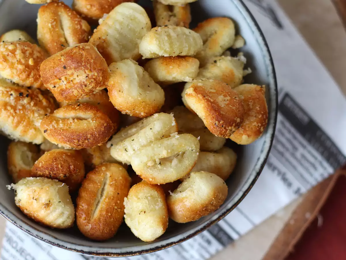 Air Fryer'da Çıtır Parmesanlı Gnocchi - fotoğraf 4