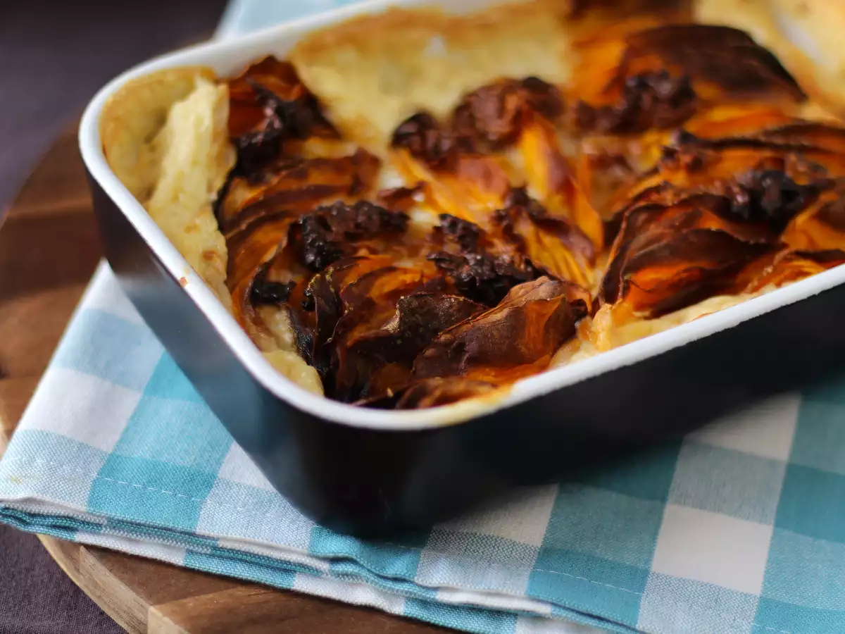 Air Fryer’da Dauphinois usulü balkabağı grateni - fotoğraf 2