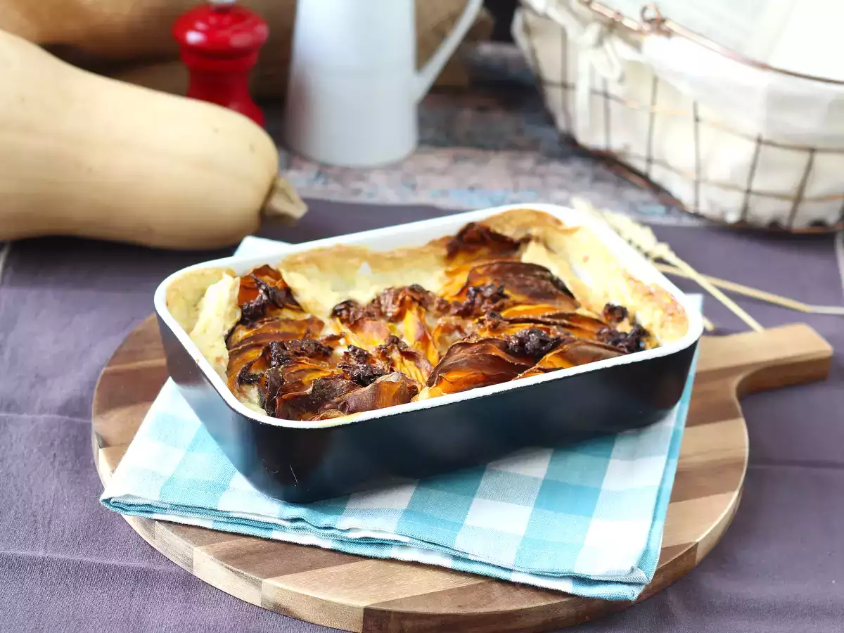 Air Fryer’da Dauphinois usulü balkabağı grateni - fotoğraf 5