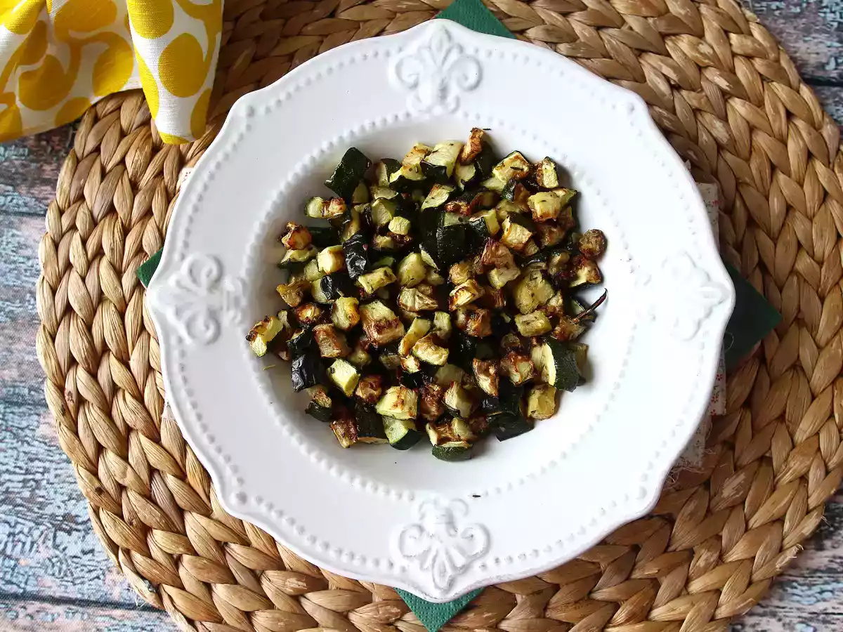 Air Fryer'da kabakları nasıl pişiririm? - fotoğraf 3