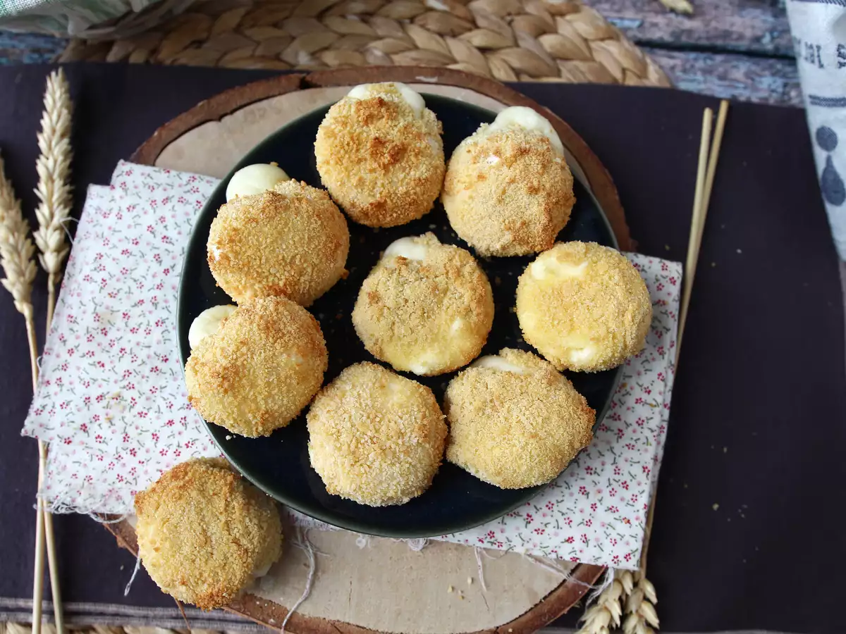 Air fryer’da pane Babybel peynirleri - fotoğraf 4