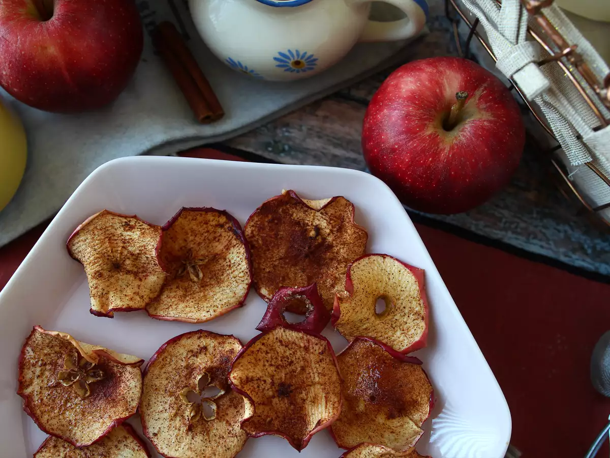Air Fryer'da Tarçınlı Elma Cipsi Tarifi - fotoğraf 2
