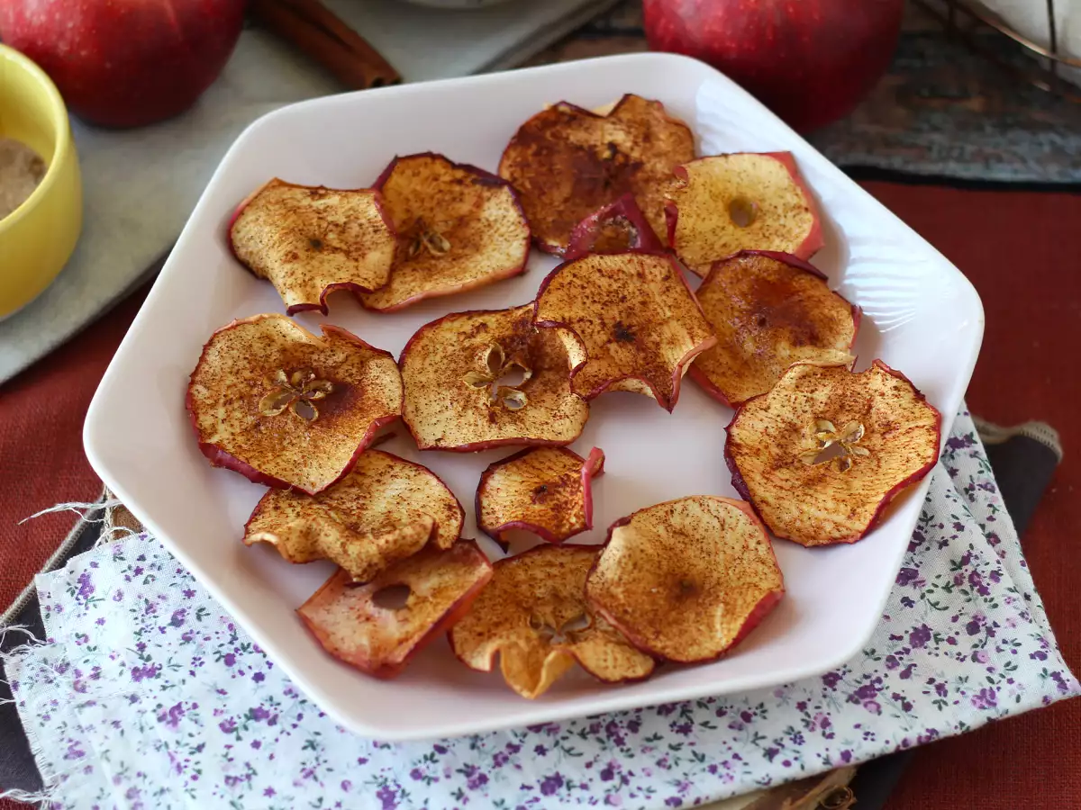 Air Fryer'da Tarçınlı Elma Cipsi Tarifi - fotoğraf 4