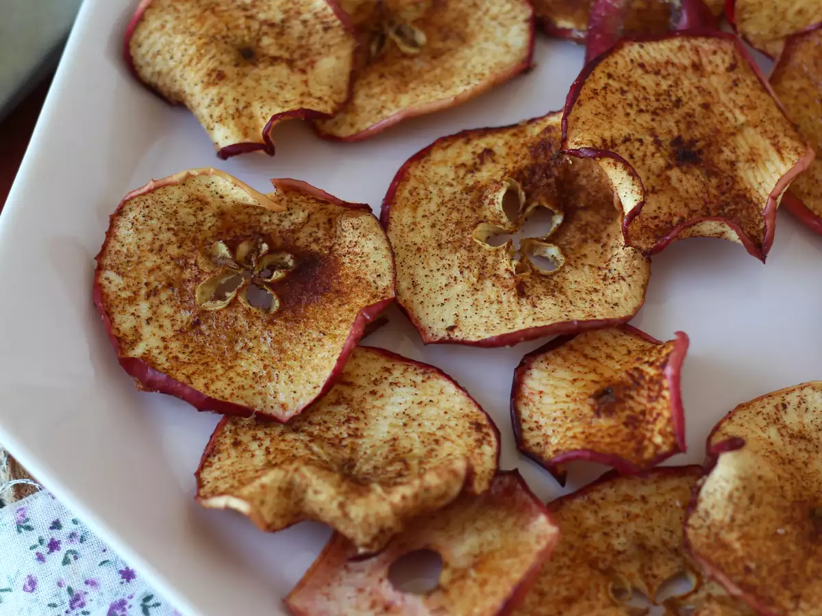 Air Fryer'da Tarçınlı Elma Cipsi Tarifi - fotoğraf 5