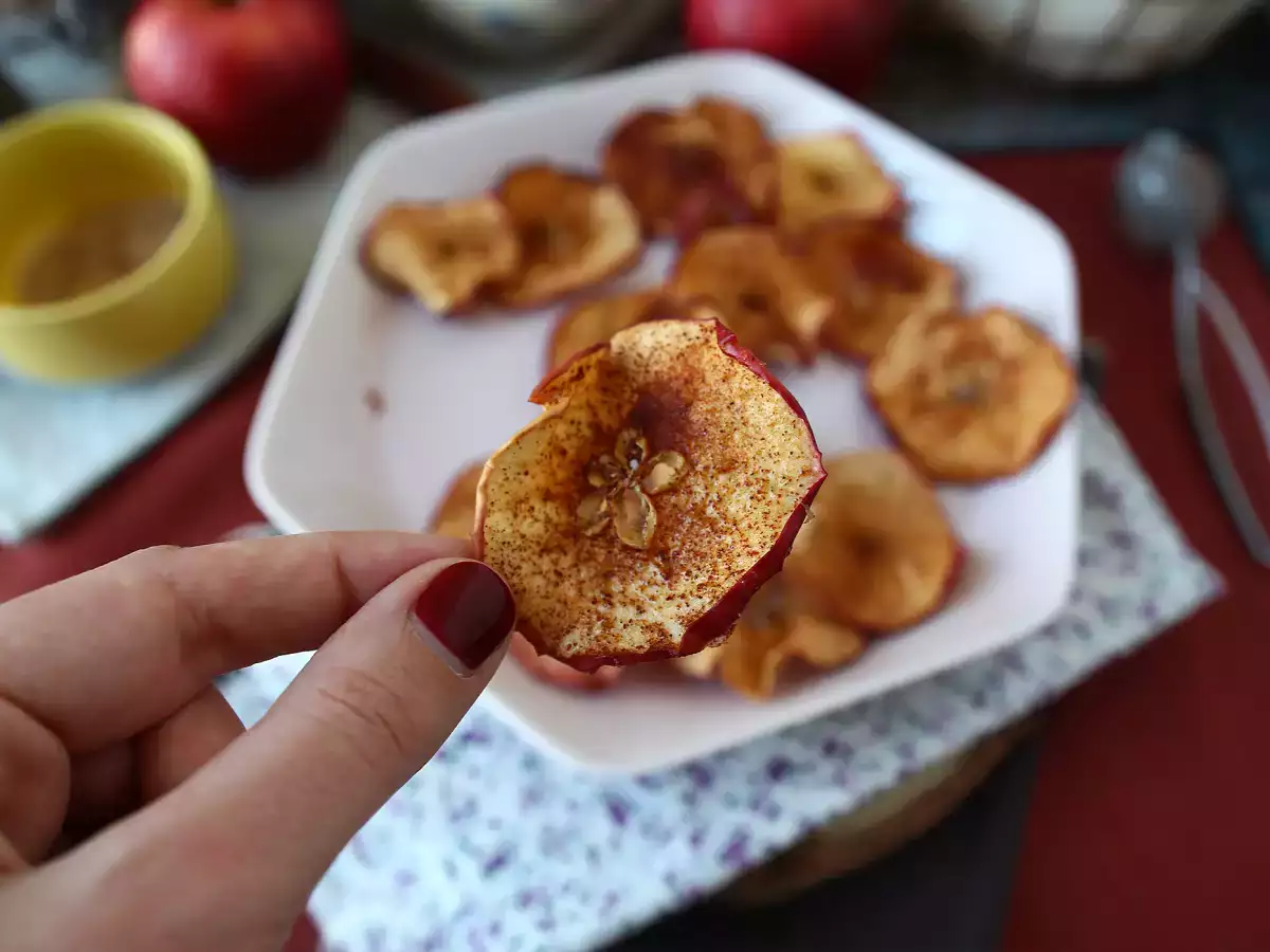 Air Fryer'da Tarçınlı Elma Cipsi Tarifi - fotoğraf 6