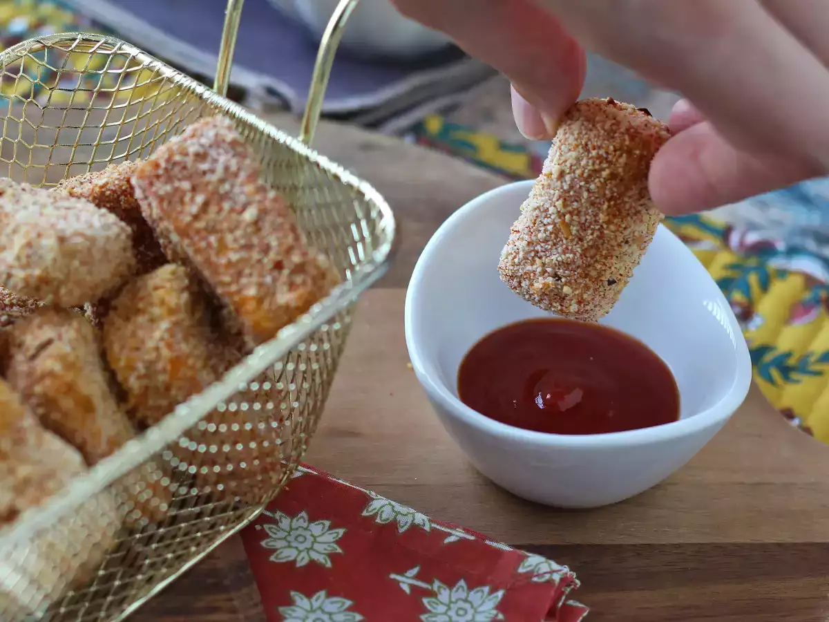 Air fryer'da tofu nugget