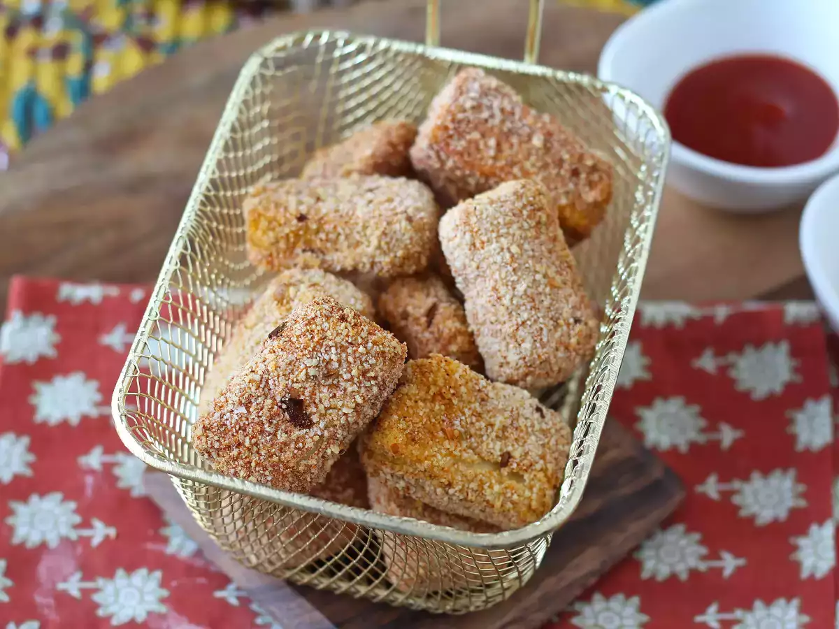 Air fryer'da tofu nugget - fotoğraf 2
