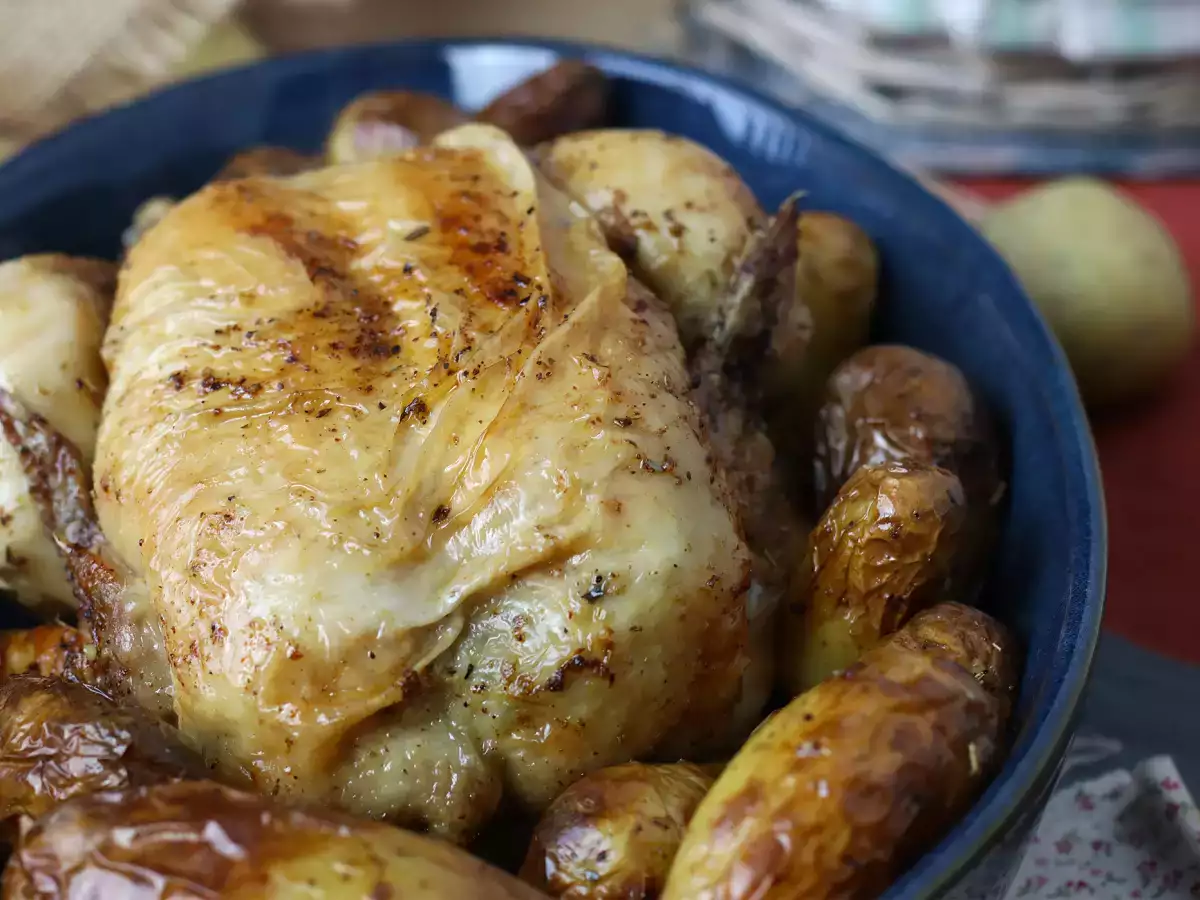 Airfryer'da bütün kızarmış tavuk nasıl yapılır? - fotoğraf 4
