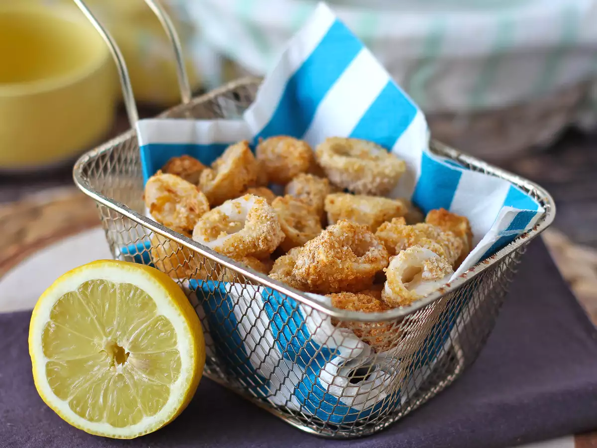 Airfryer’da çıtır ve hafif kalamar halkaları - fotoğraf 3