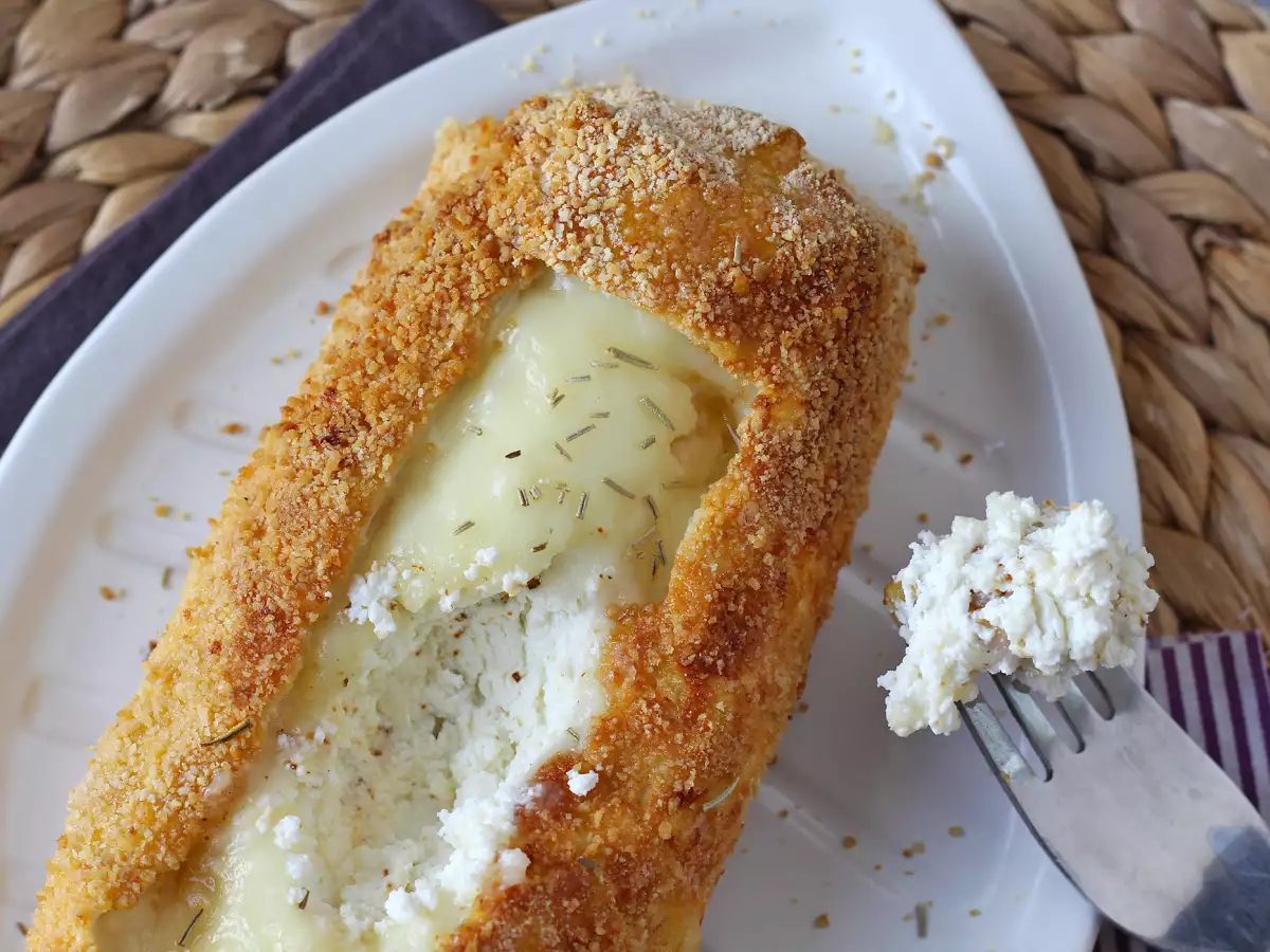 Airfryer’da Pane Keçi Peyniri: Dışı Çıtır, İçi Yumuşacık