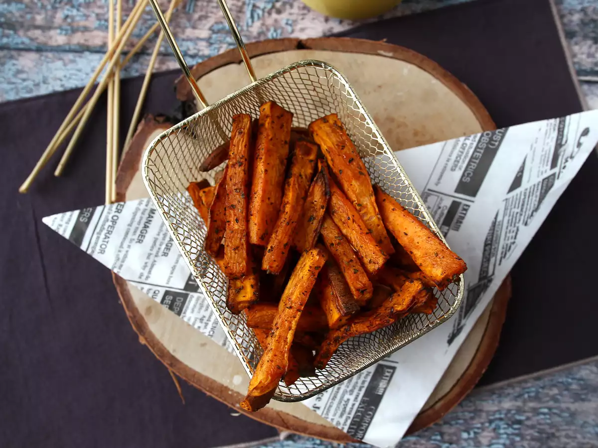 Airfryer’da Tatlı Patates Kızartması: Dışı Çıtır, İçi Yumuşacık! - fotoğraf 2