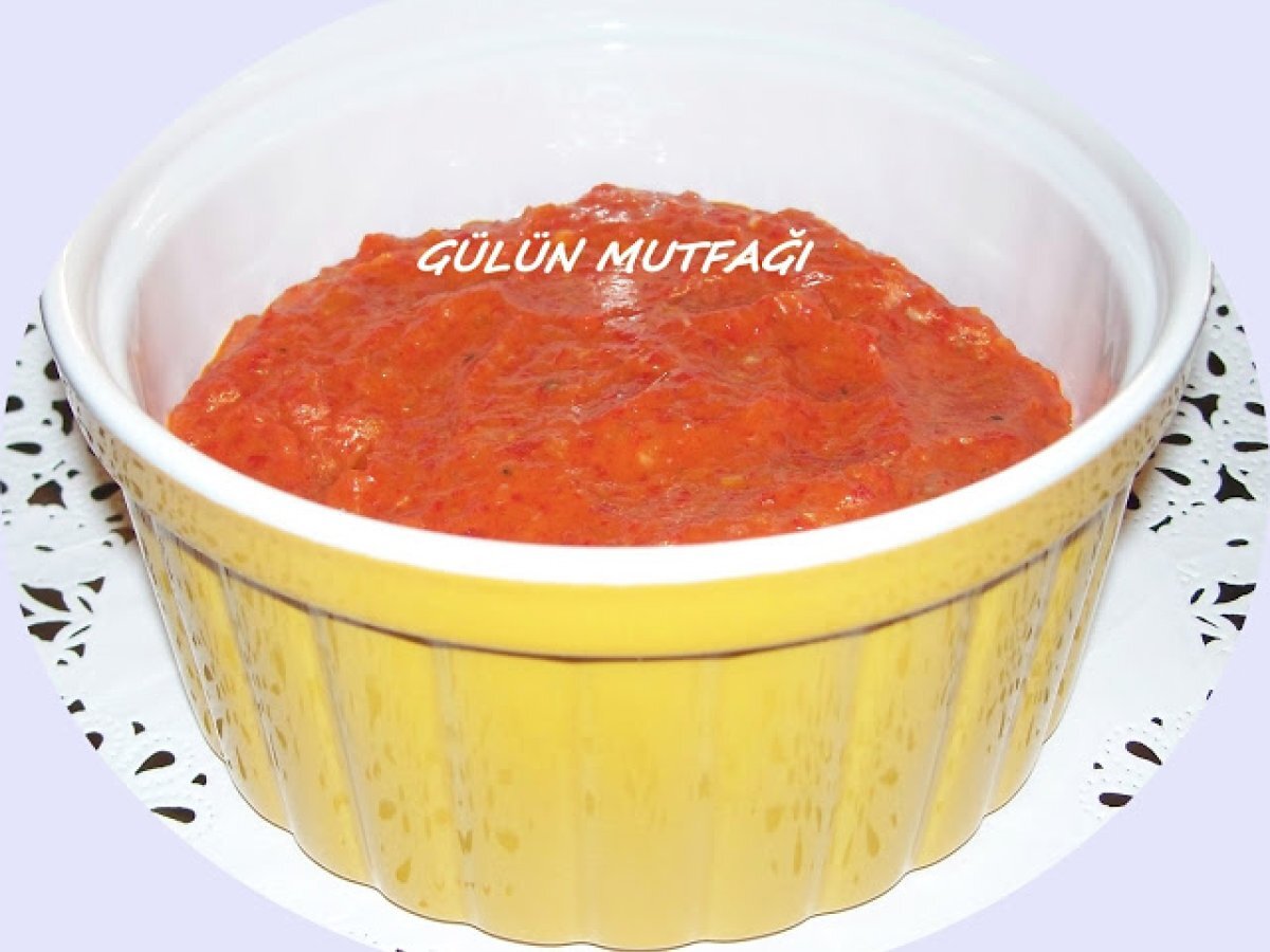 AJVAR SOS, KÖZ PATLICAN VE KIRMIZI BİBER SOS